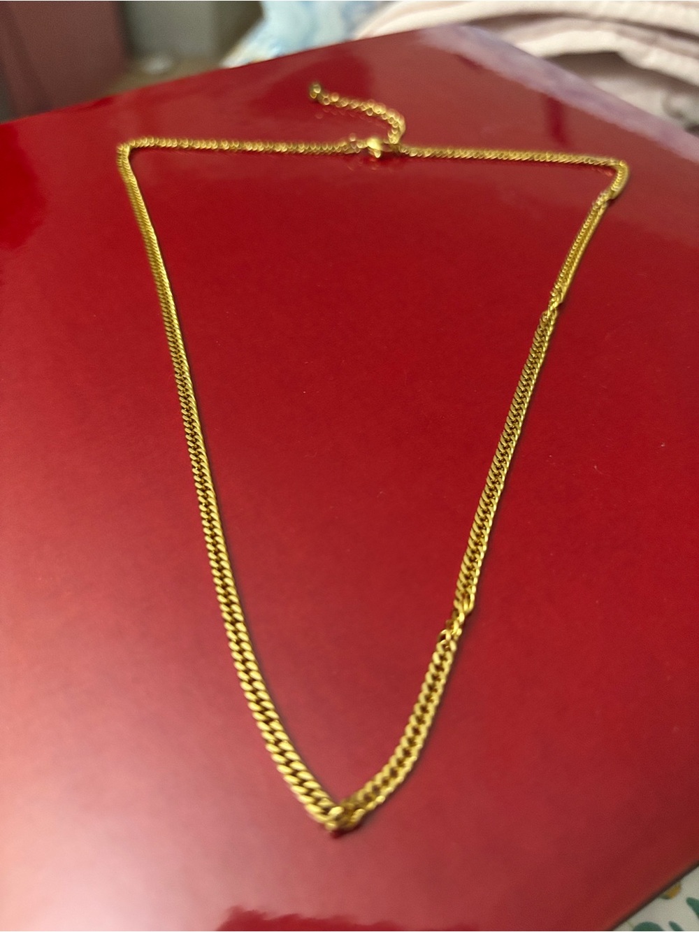 18k gold plated  Chain Necklace - Women Jewelry